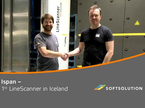 First linescanner in Iceland