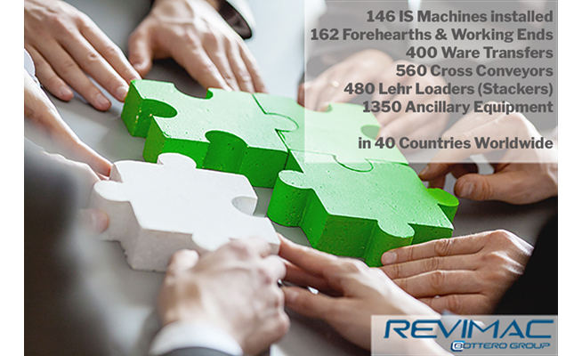 Business people assembling puzzle